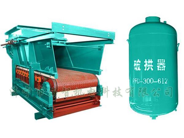 防止在給料機(jī)距離倉口較高的時(shí)候，連接段內(nèi)的物料壓實(shí)粘結(jié)成拱或粘壁